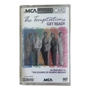 Temptations ‎Get Ready MCA 1990 Maxi-Single Cassette Tape VG+ MCAM-5394 Motown